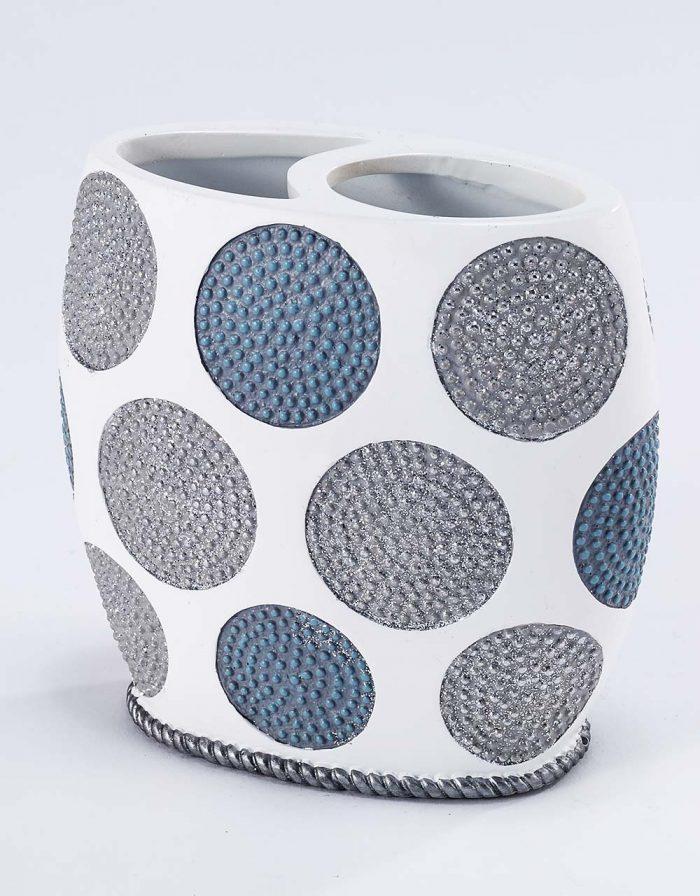 Avanti Dotted Circles Collection Bath Accessories