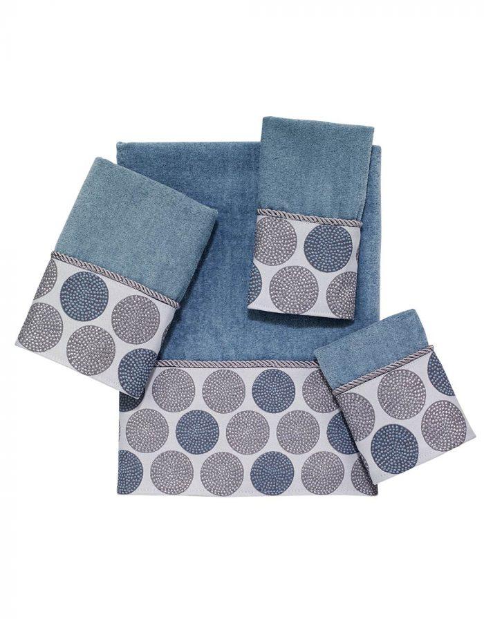 Avanti Dotted Circles Collection Towels