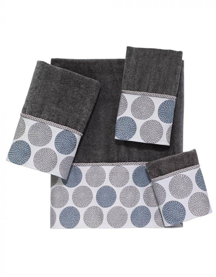 Avanti Dotted Circles Collection Towels