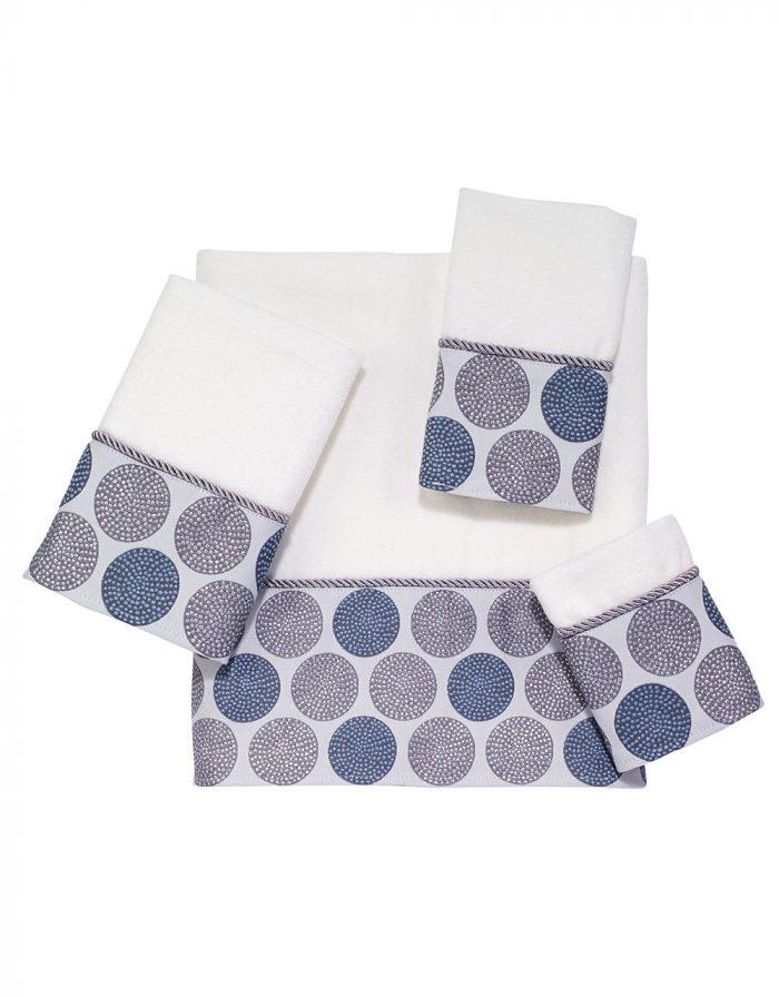 Avanti Dotted Circles Collection Towels