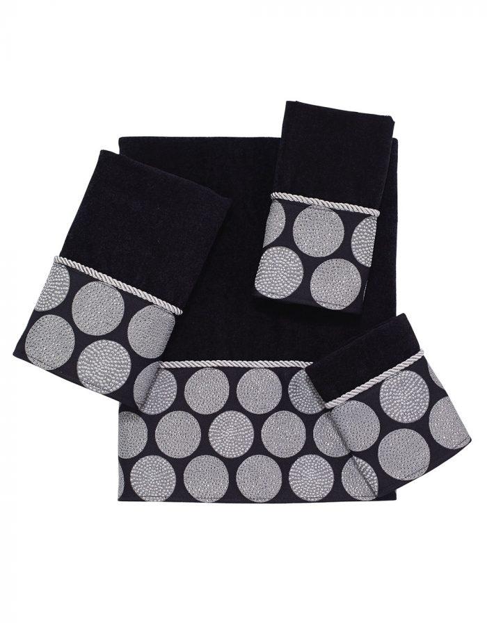 Avanti Dotted Circles Collection Towels