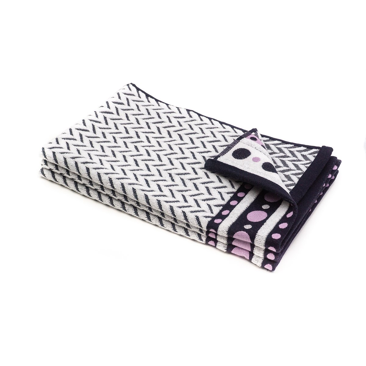 Roseberry Dotty Poly Dish Towel - Elegant Linen