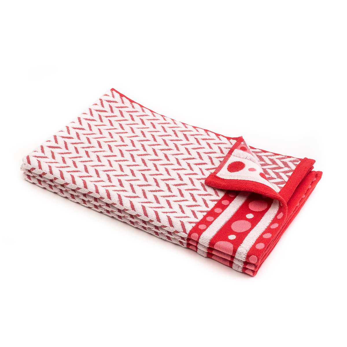 Roseberry Dotty Poly Dish Towel - Elegant Linen