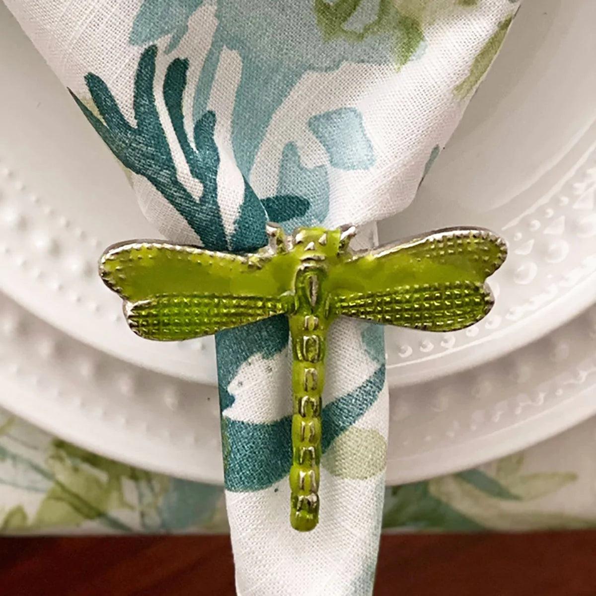 Dragonfly Napkin Ring - Elegant Linen