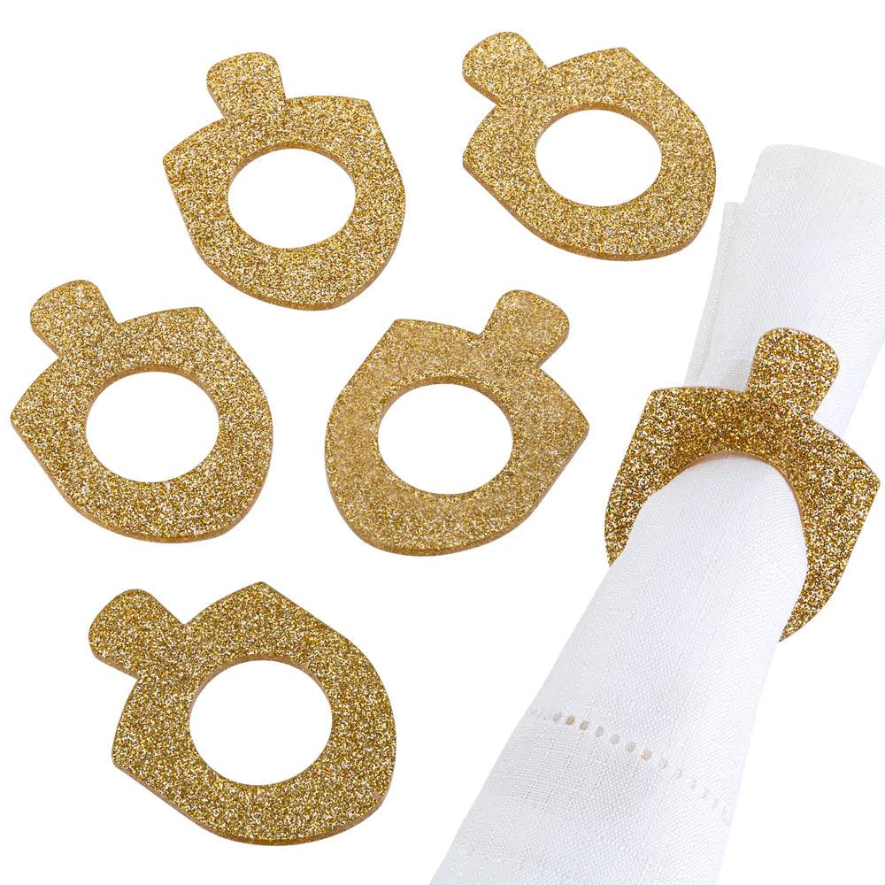 Dreidel Napkin Rings - Elegant Linen