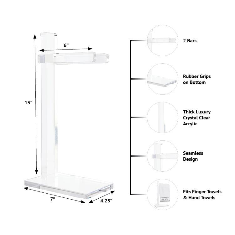 Finger Towel Stand - Elegant Linen