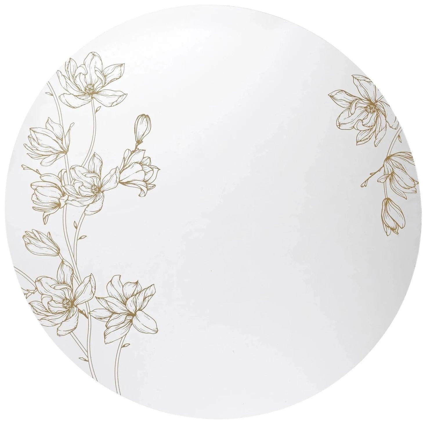 Floral Chargers - Elegant Linen