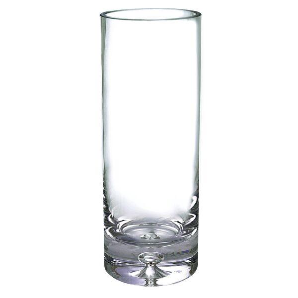 Galaxy European Mouth Blown Lead Free Crystal Cylinder Vase 10.5″ X 3 - Elegant Linen