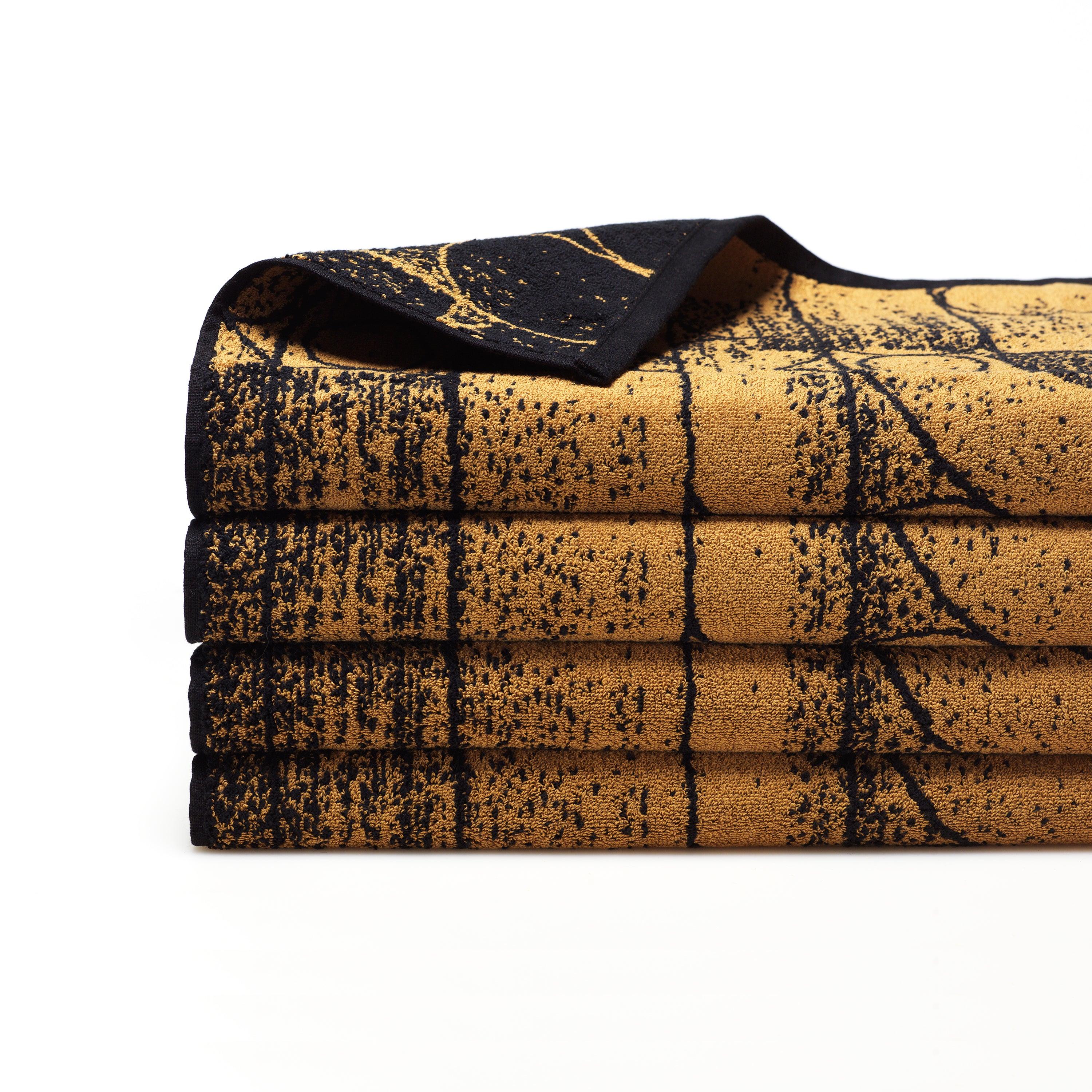 Geo Hand Towel - Elegant Linen