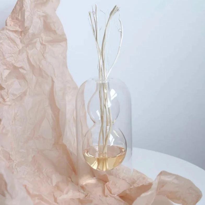 Glass Reed Diffuser - Elegant Linen