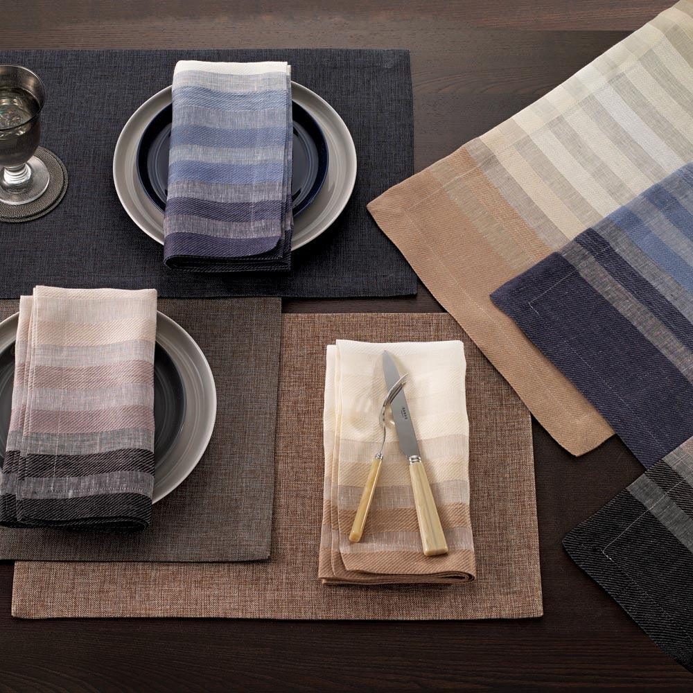 Gradient Stripe Napkin - Elegant Linen