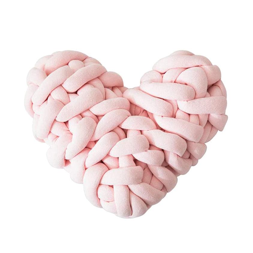 Heart Knot Pillow - Elegant Linen