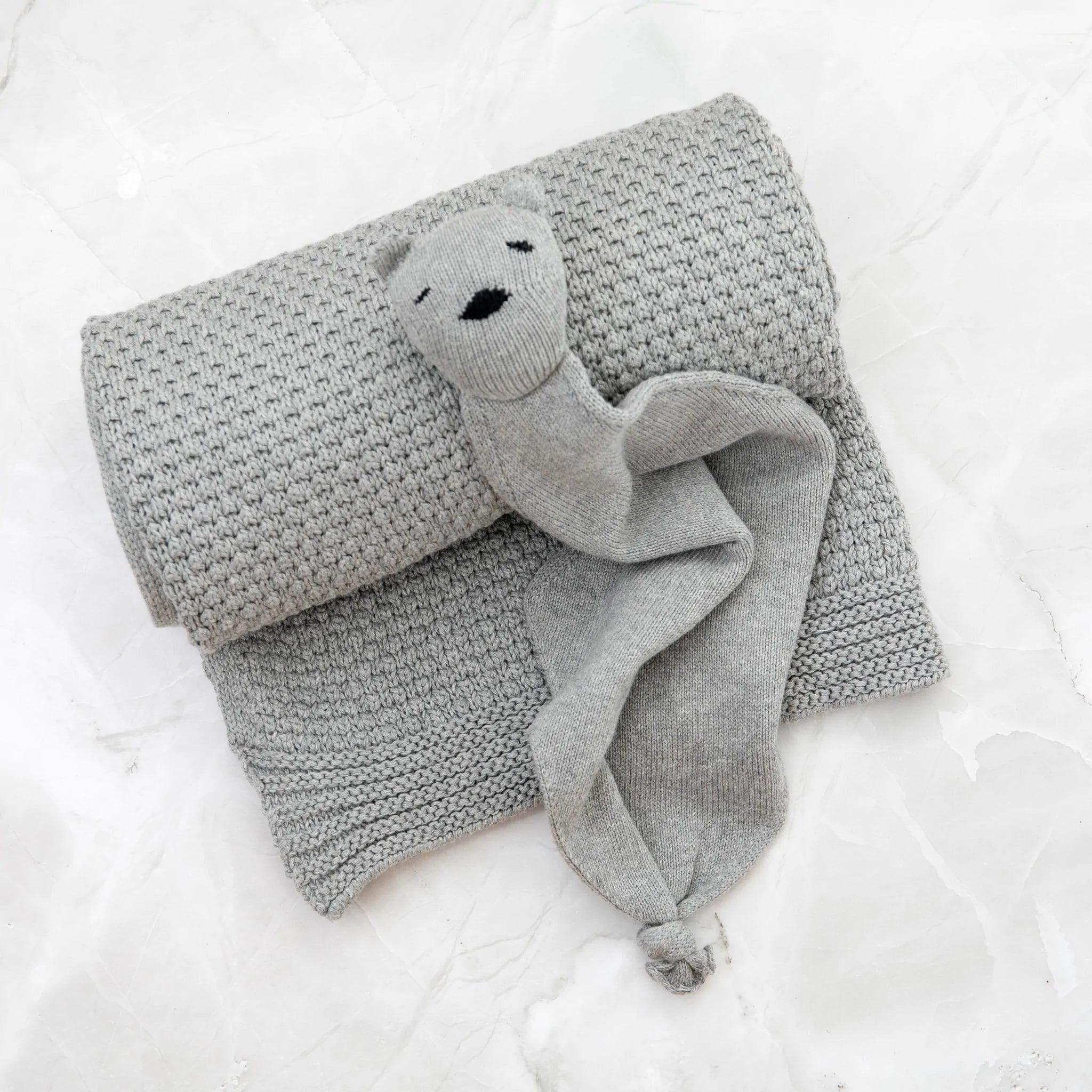 Honey Bee Light Grey Infant Set - Elegant Linen