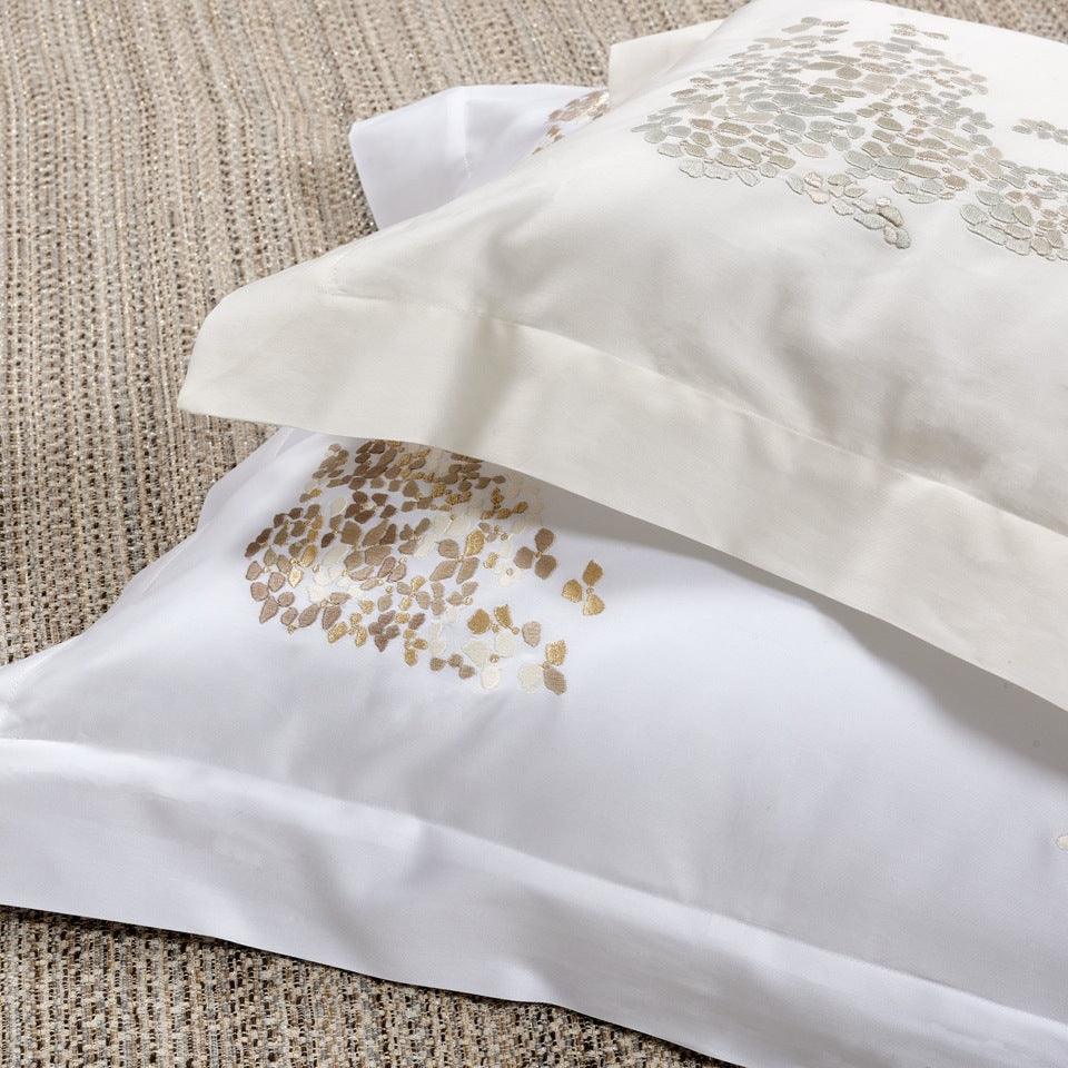 Ibla Embroidery 4 Piece Bedding Set - Elegant Linen