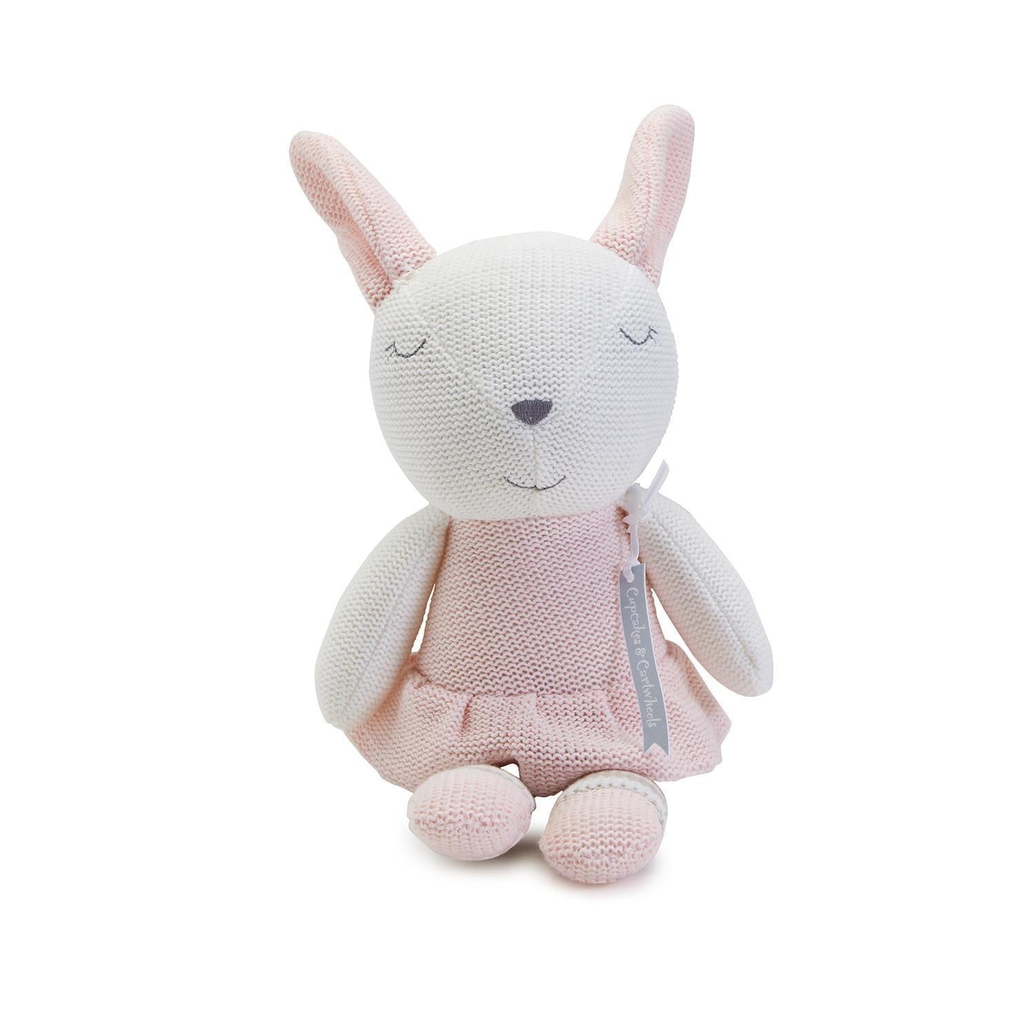Knitted Cuddle Bunny - Elegant Linen