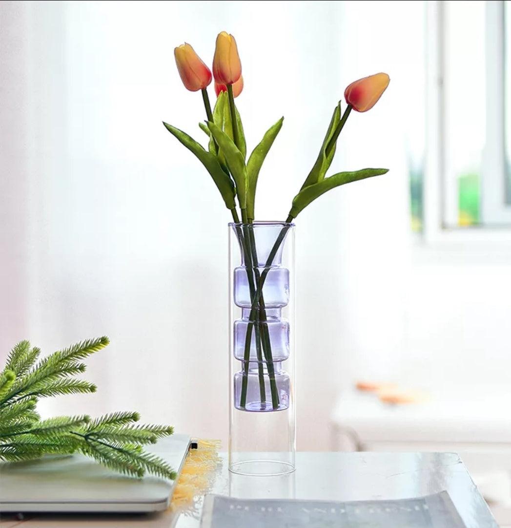 Lavender Bud Vase - Elegant Linen