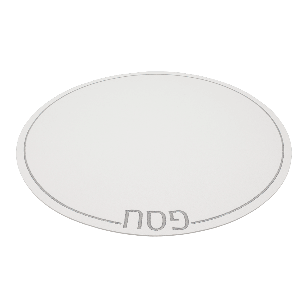 Leatherette Passover Placemats - set of 4 - Elegant Linen