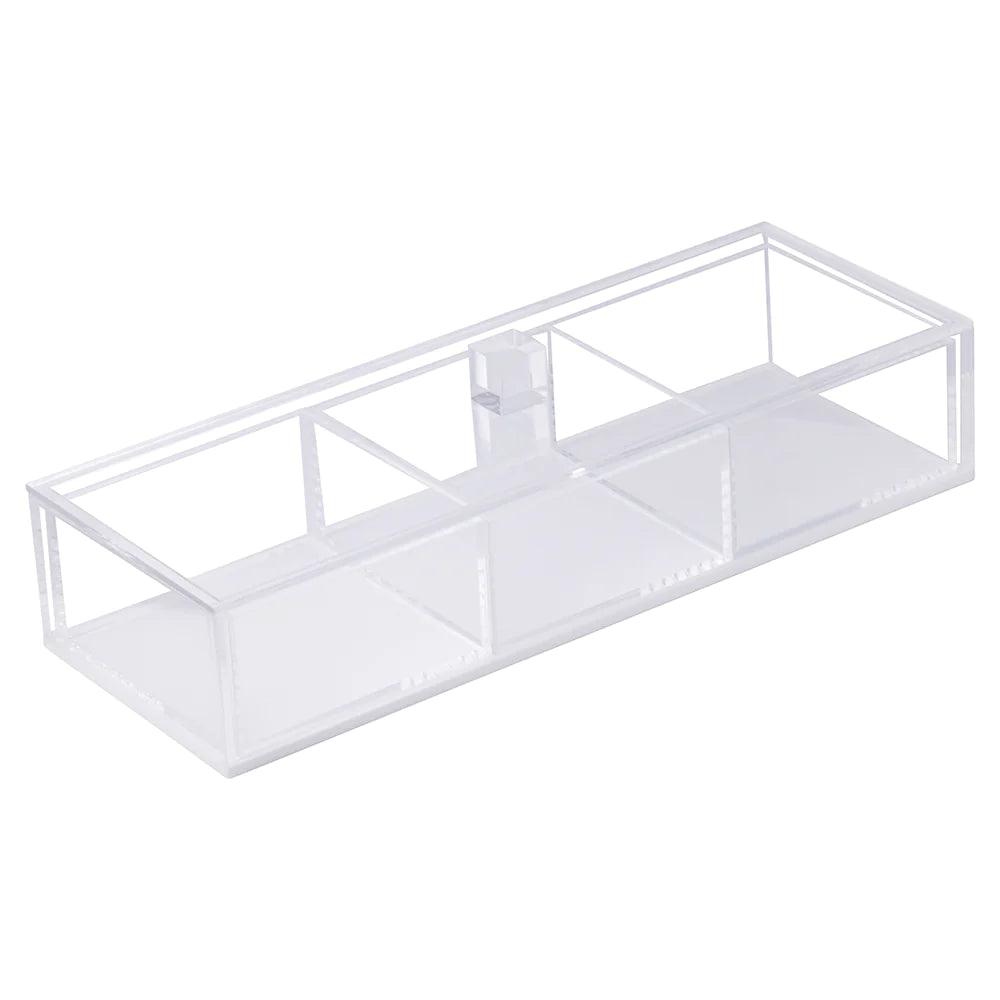 Lucite 3 Compartments Dish - Elegant Linen