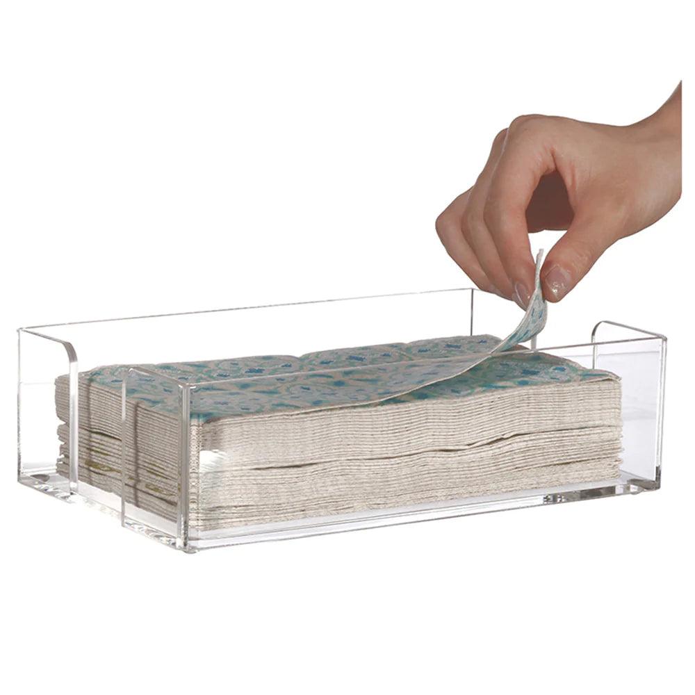 Lucite Hand Towels Container - Elegant Linen