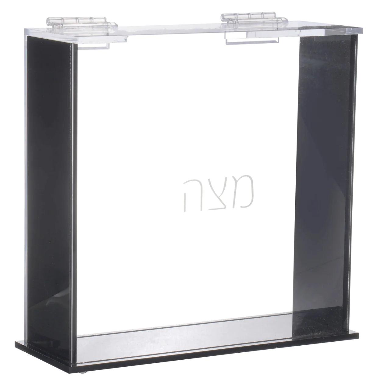 Lucite Matzah Box for Square Matzos - Elegant Linen