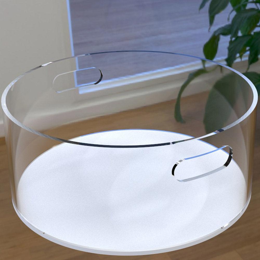 Lucite Wash Bowl - Elegant Linen