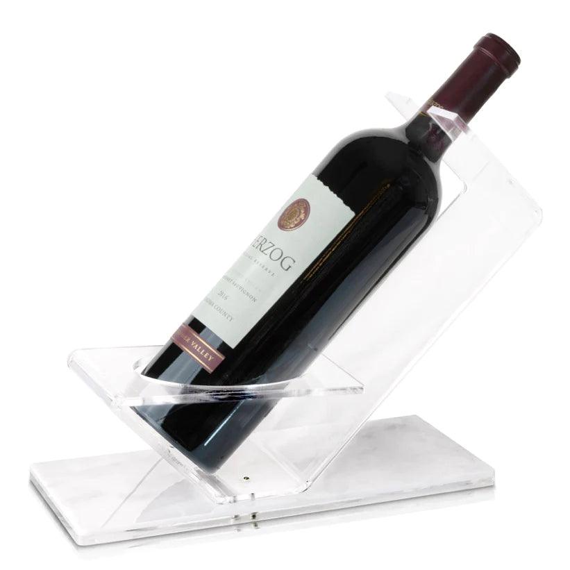 Marble Wine Stand - Elegant Linen