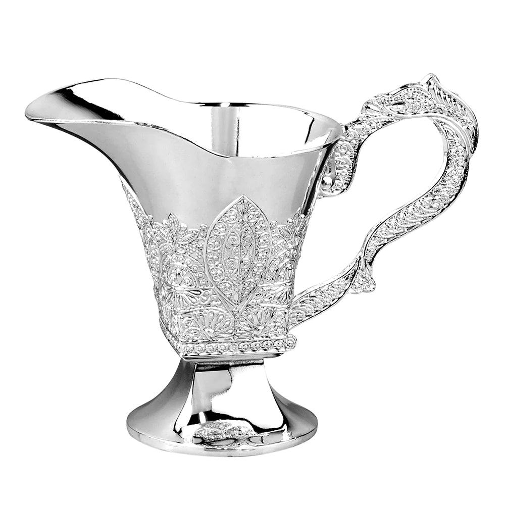 Mayim Achronim Set Silver plated Filigree Design - Elegant Linen