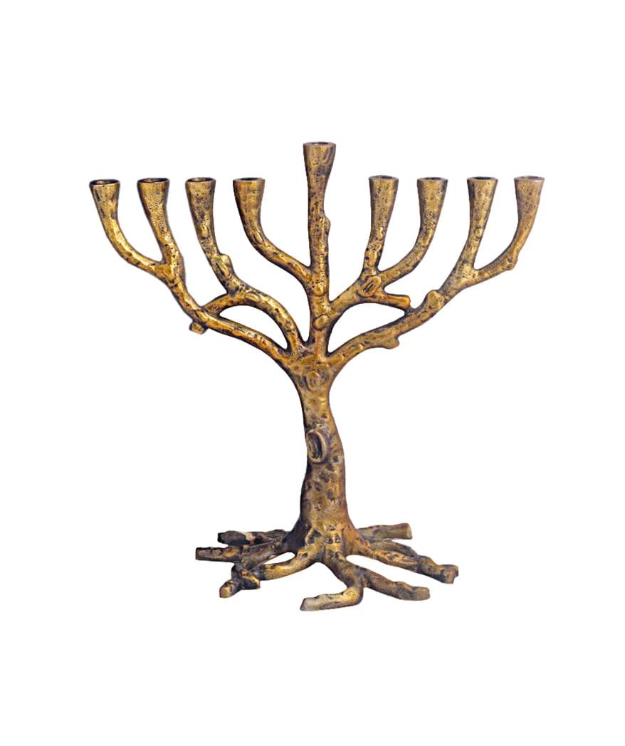 Menorah Tree of Life with Reusable box - Elegant Linen