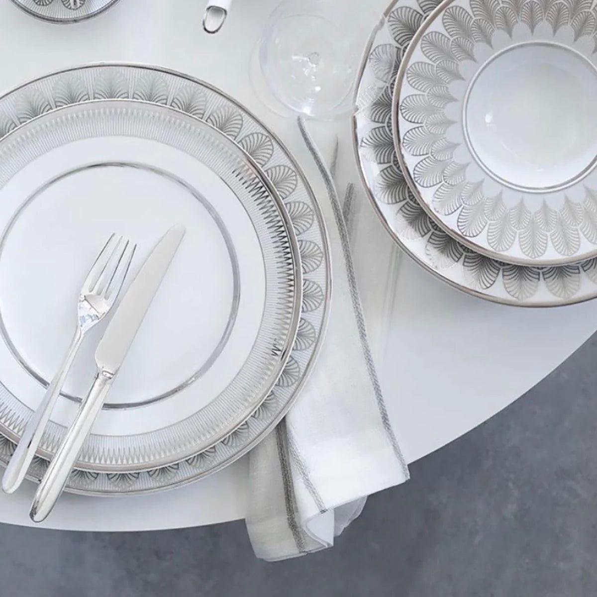 Metallic Thread Napkin - Elegant Linen