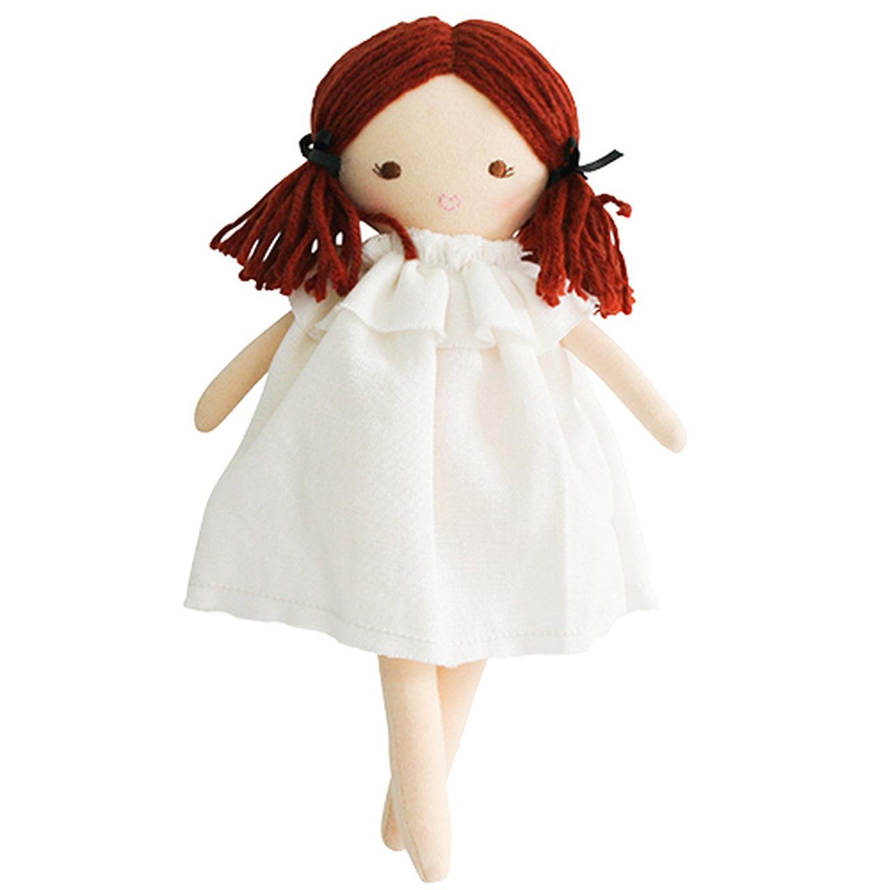 Mini Matilda Asleep Awake 24cm Ivory - Elegant Linen