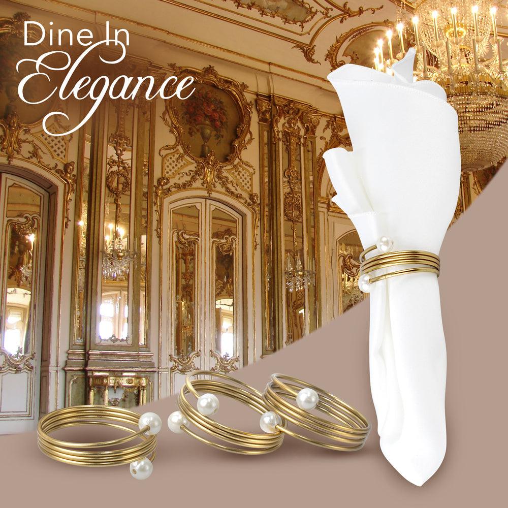 Napkin Rings - Elegant Linen