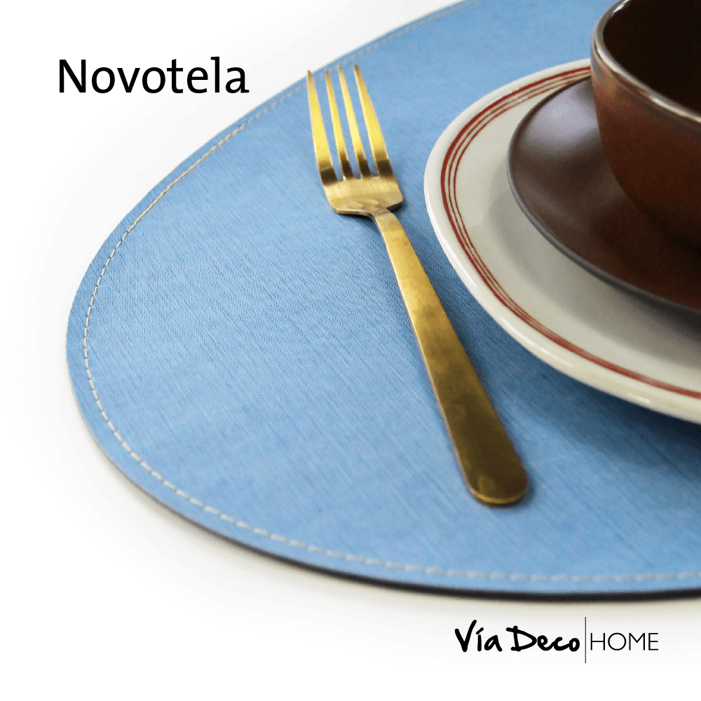 Novotela Vinyl Stone Placemat - Elegant Linen