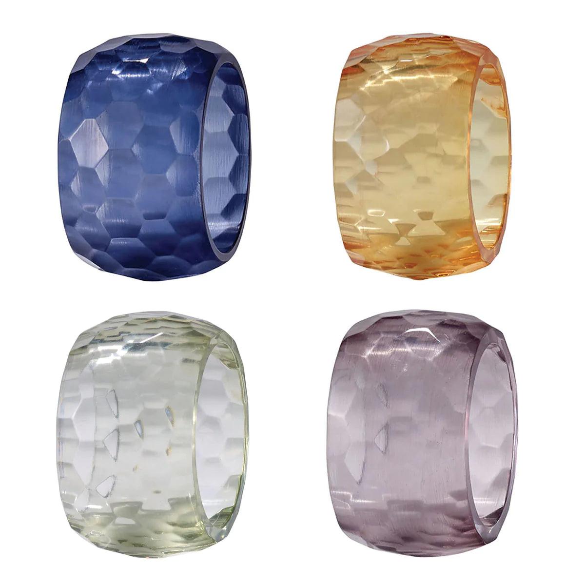 Opaque Prism Napkin Ring - Elegant Linen
