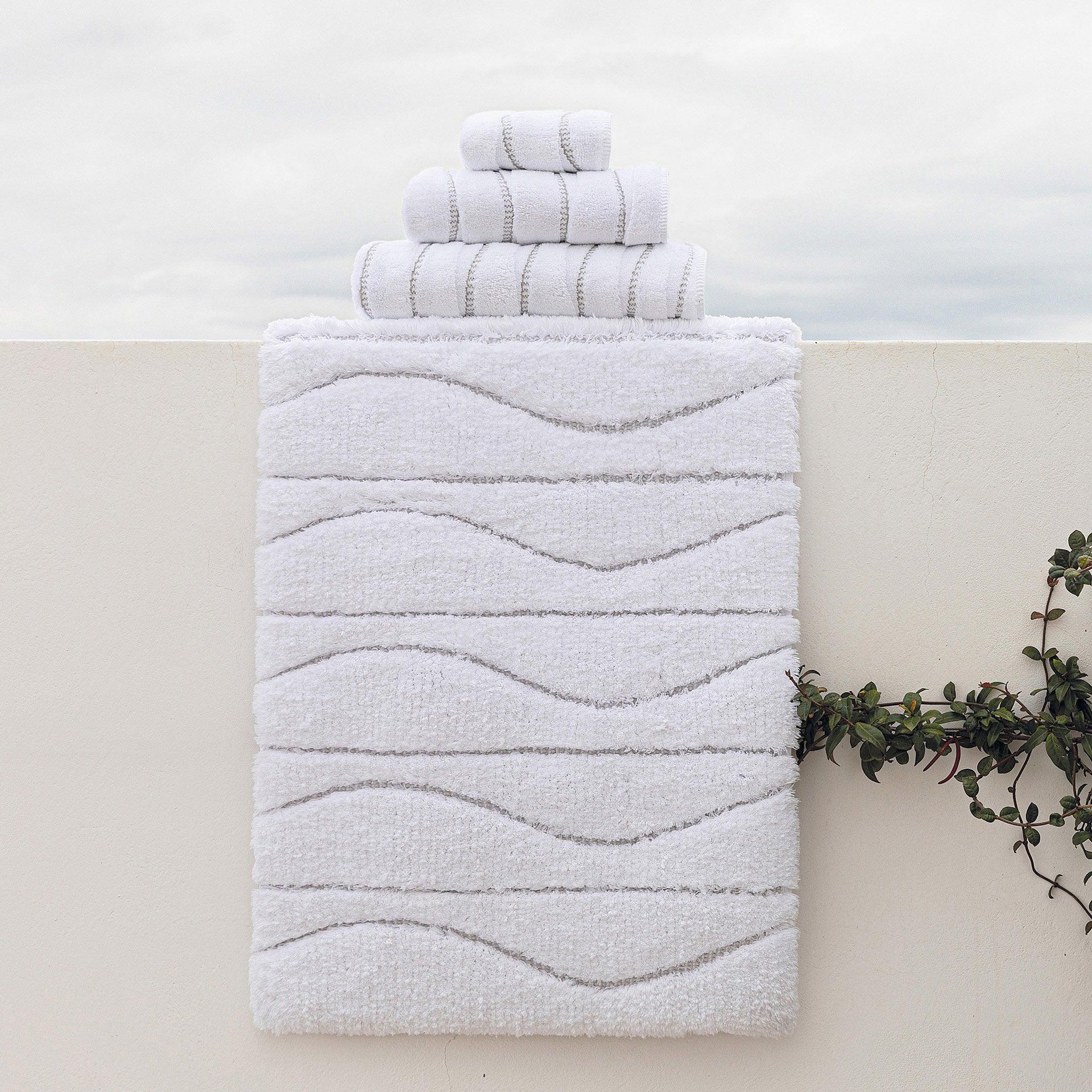 Opera Bath Rug - Elegant Linen