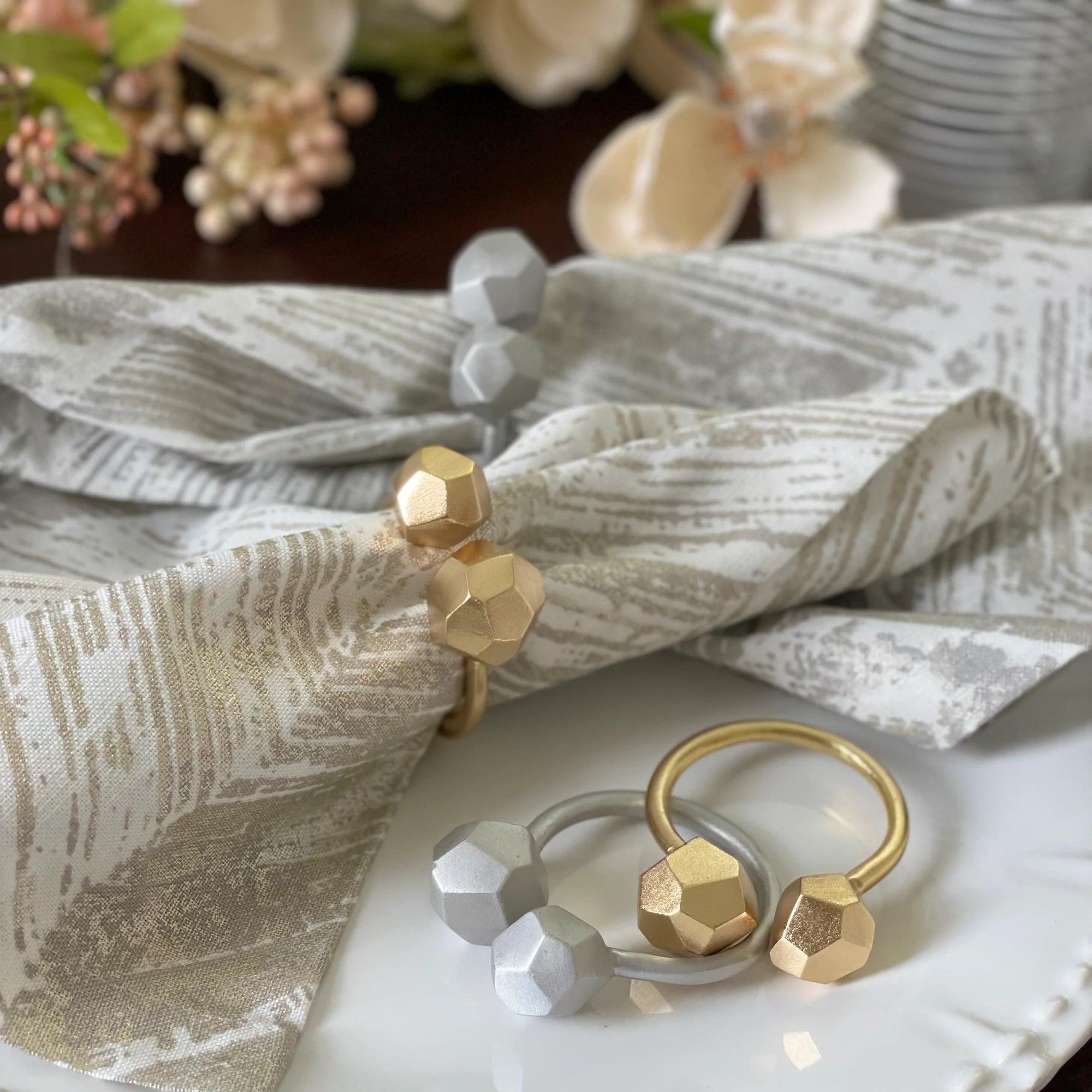 Orbit Napkin Ring - Elegant Linen