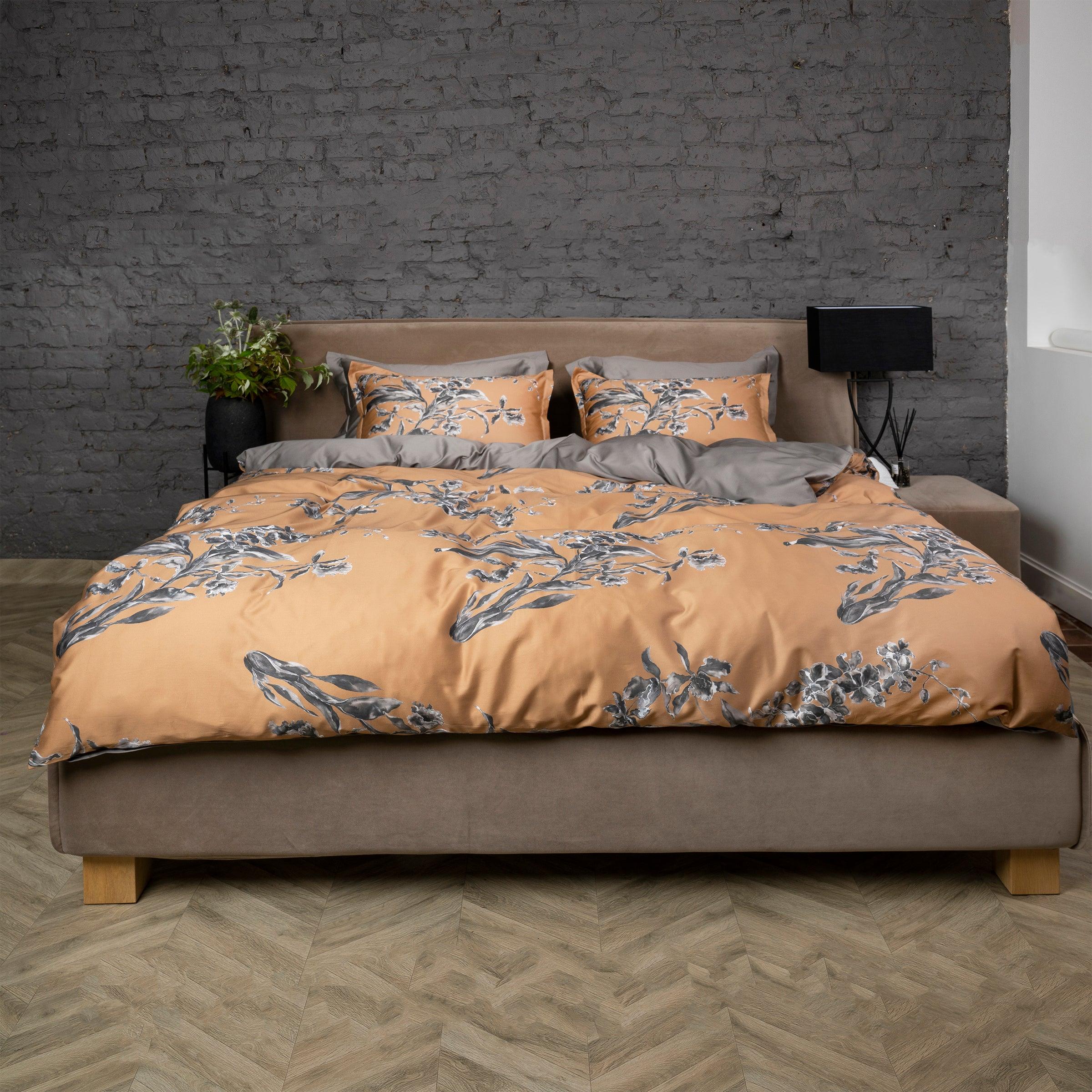 Orchids 4 Piece Bedding Set - Elegant Linen