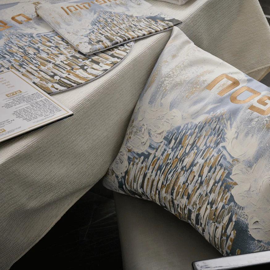 Painted Pesach Set - Elegant Linen