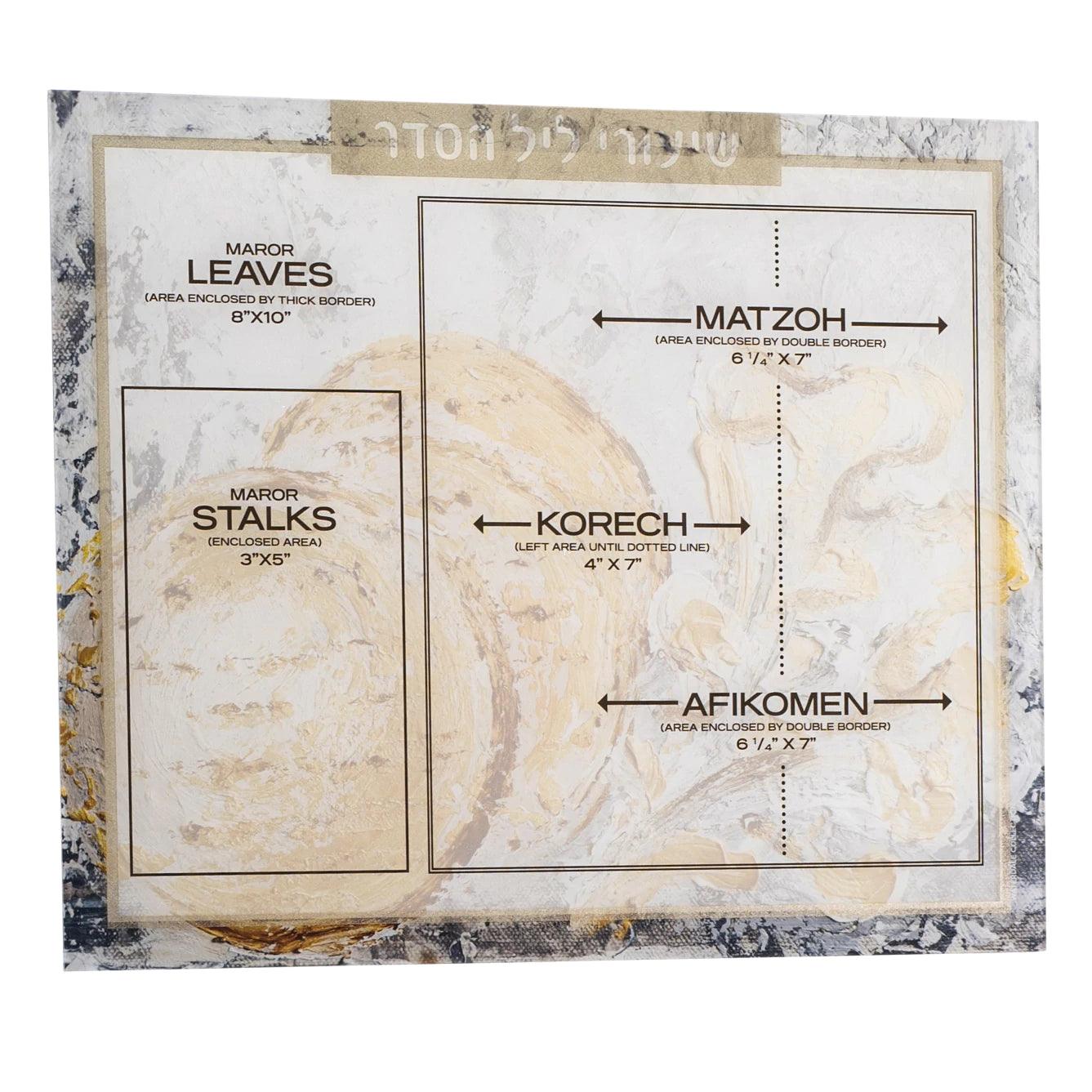 Painted Shiurim Card - Elegant Linen