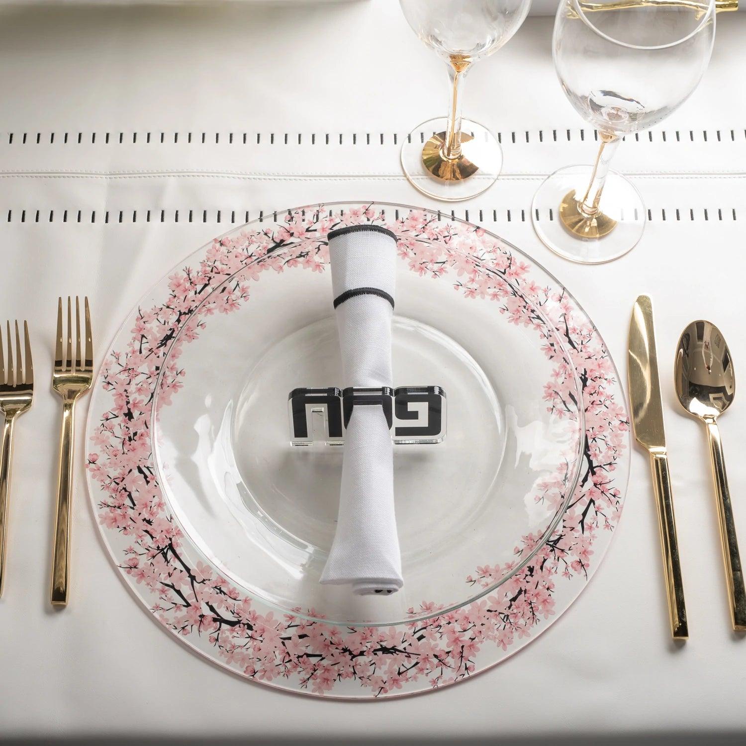 Pesach Napkin Rings - Elegant Linen