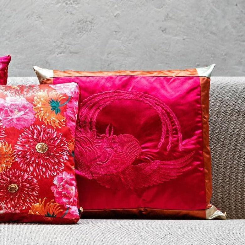 Phoenix Cushion - Elegant Linen