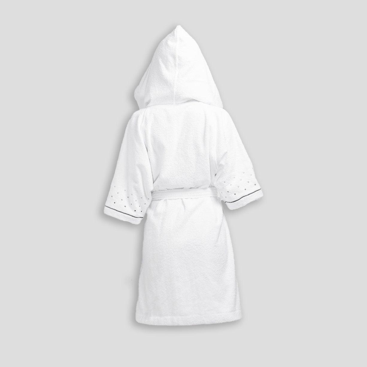 Puantiye Bath Robe - Elegant Linen