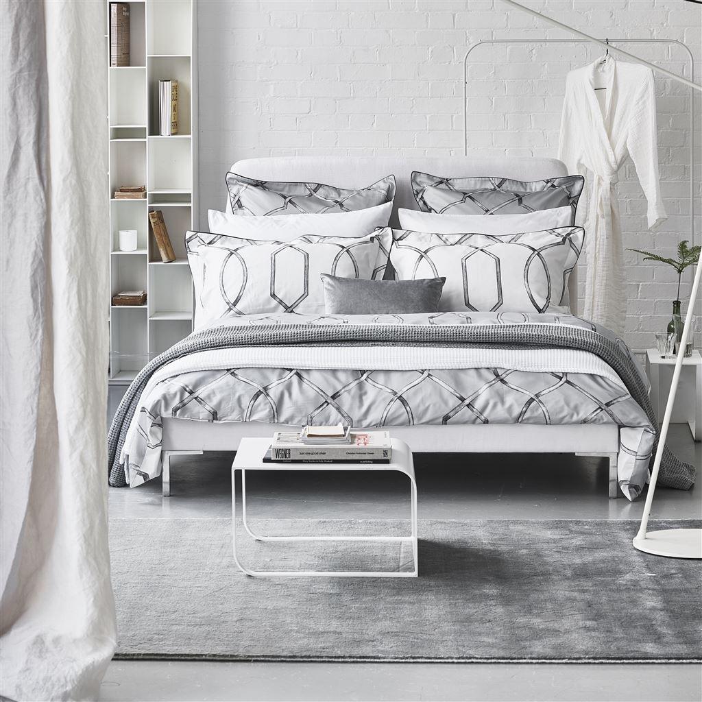 Designers Guild Rabeschi Slate 4 Piece Bedding Set