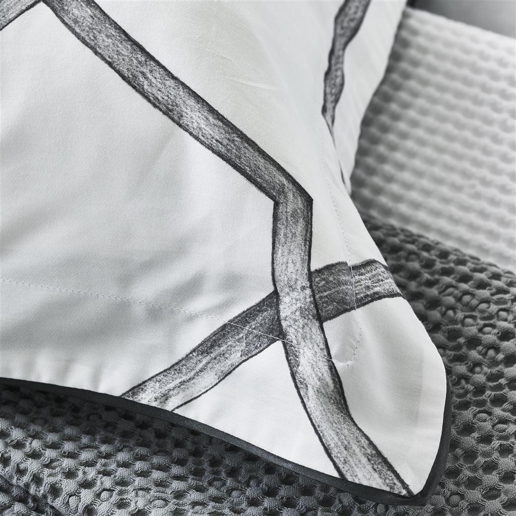 Designers Guild Rabeschi Slate 4 Piece Bedding Set