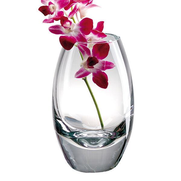 Radiant European Mouth Blown Crystal 9″ Vase – The Bomb! - Elegant Linen
