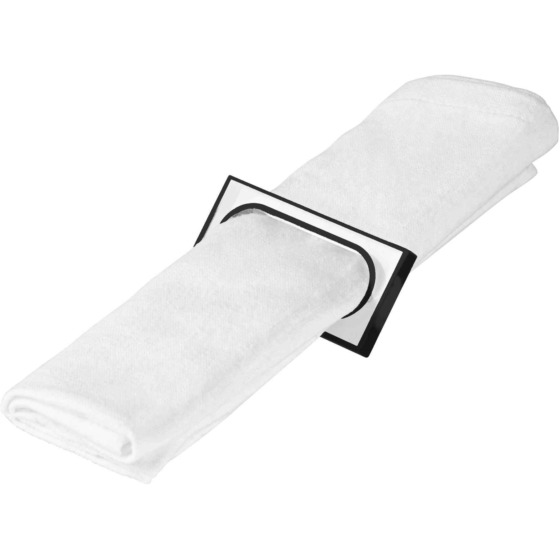 Rectangle Napkin Rings - Elegant Linen