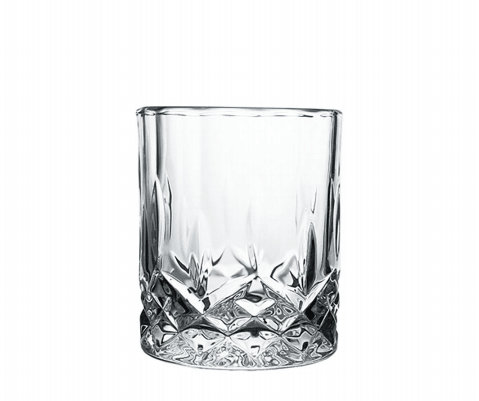 Set of 6 Crystal Tumblers - Elegant Linen