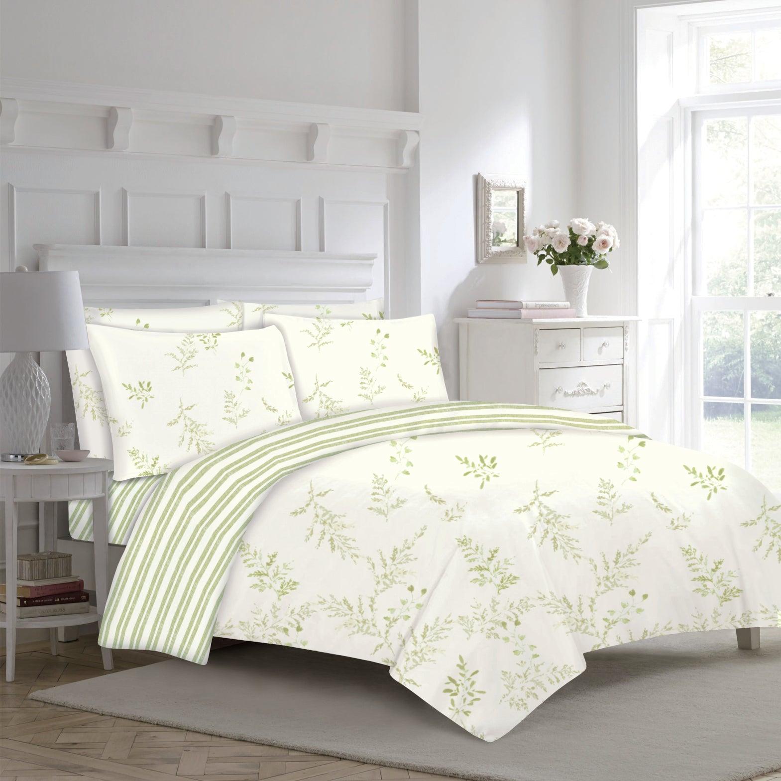 Shade Garden 4 Piece Bedding Set - Elegant Linen