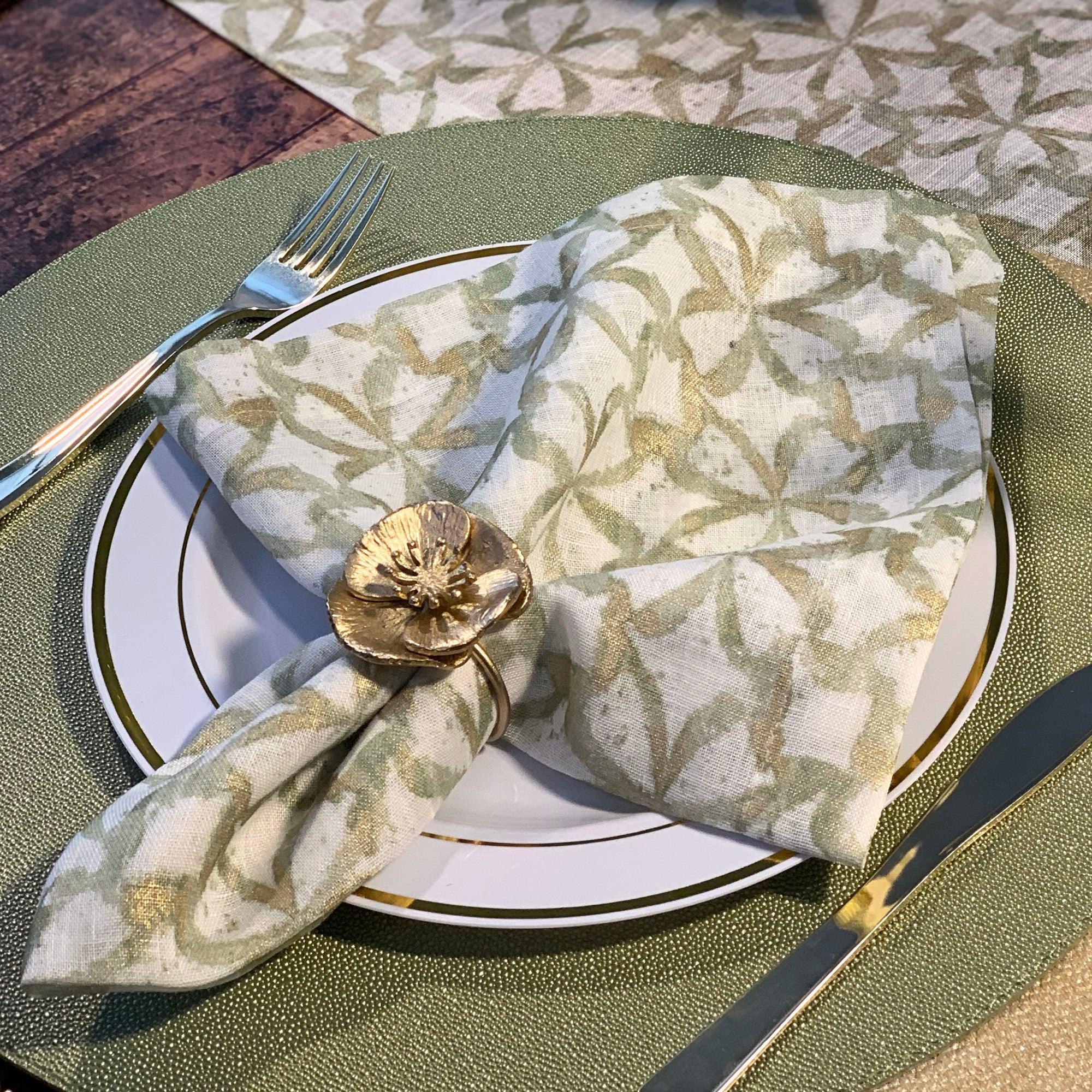 Shamrock Napkin - Elegant Linen