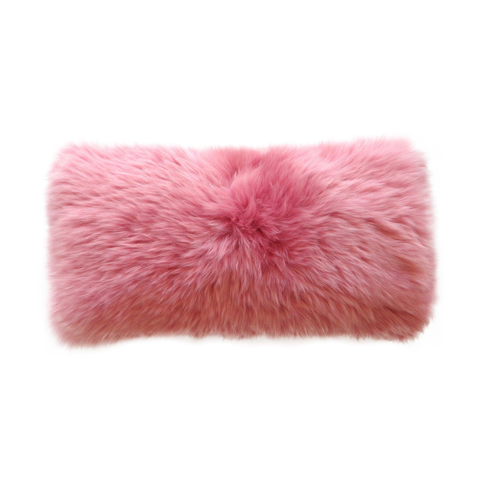 Sheepskin Decorative Pillow - Elegant Linen