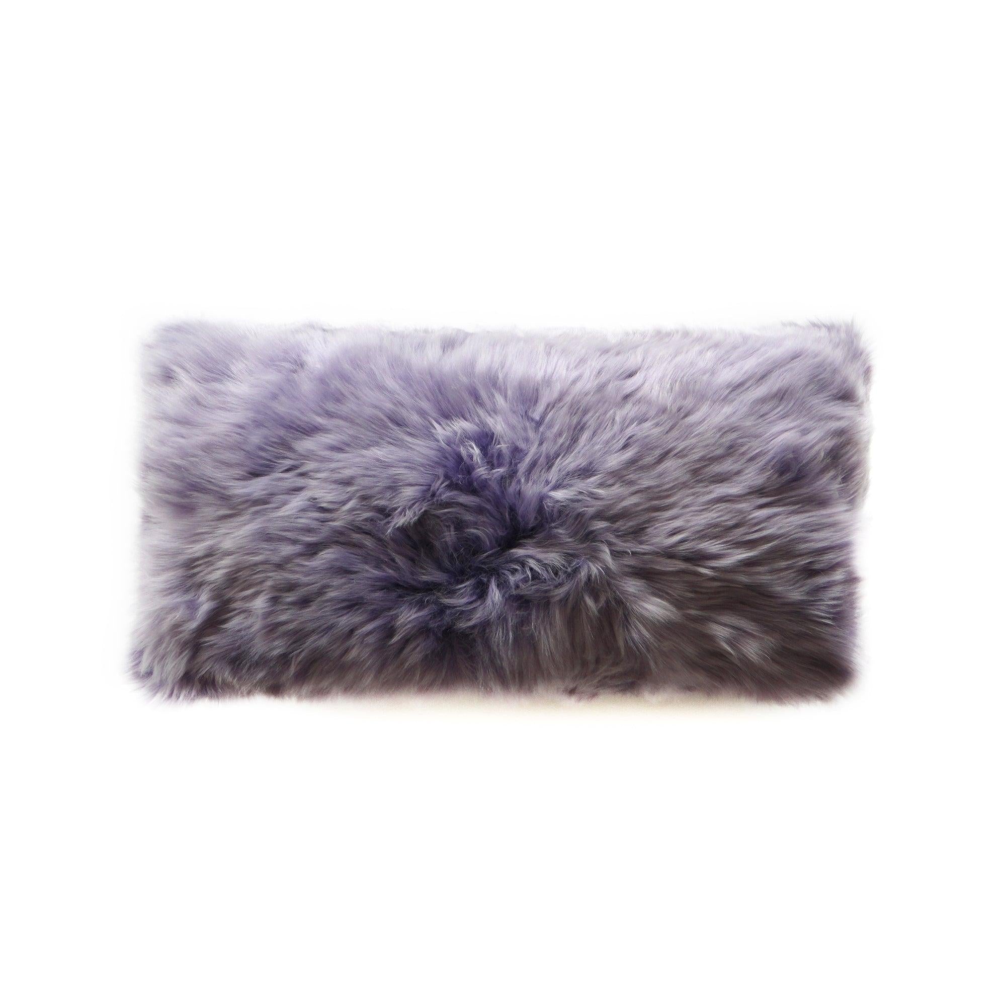 Sheepskin Decorative Pillow - Elegant Linen